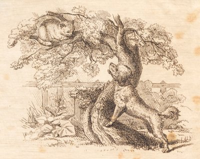 Illustration de "Halvhundrede Fabler for Børn" de Hey - Martinus Rørbye