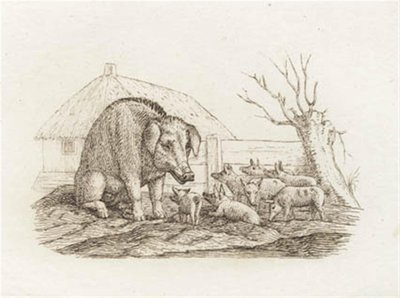 Illustration pour "Cinquante fables pour enfants" de Hey - Martinus Rørbye