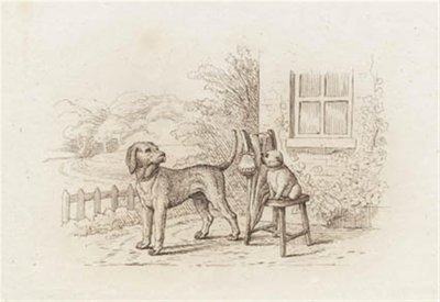Illustration pour "Cinquante fables pour enfants" de Hey - Martinus Rørbye