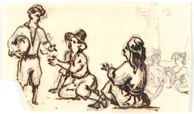 Esquisses de figures italiennes - Martinus Rørbye