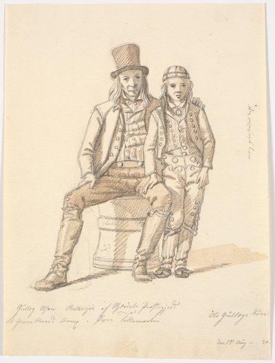 Ole Gullog et fils, Haute-Télémark - Martinus Rørbye