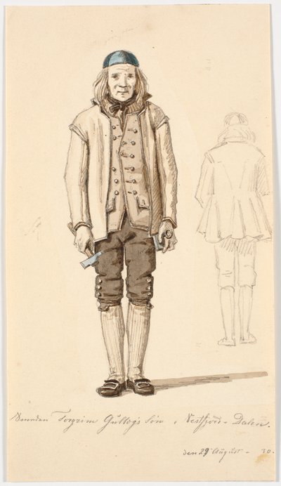 Le forgeron Torgrim Gullogs fils dans la vallée de Vestfjord - Martinus Rørbye