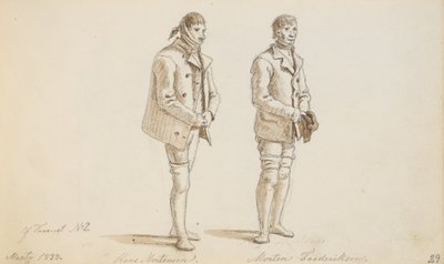 Deux prisonniers de la maison de correction - Martinus Rørbye