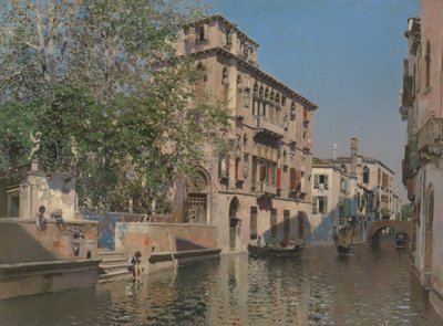 Un canal à Venise, c.1875 - Martín Rico y Ortega