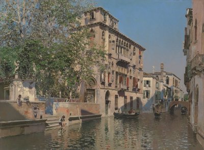 Un canal à Venise, vers 1875 - Martín Rico y Ortega