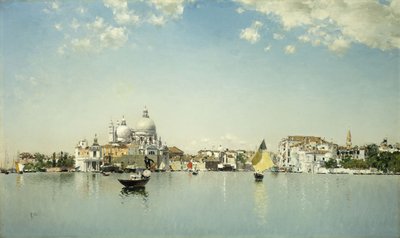 Vue de Venise vers Santa Maria Della Salute - Martín Rico y Ortega
