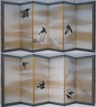 Corbeaux" de Maruyama Okyo - Maruyama Okyo