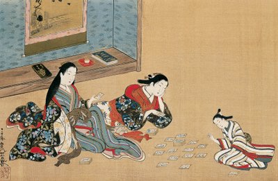 Femmes jouant aux cartes - Maruyama Okyo