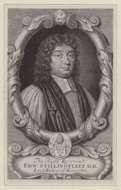 Edward Stillingfleet, évêque de Worcester (gravure) - Mary (after) Beale