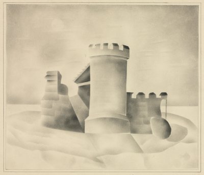 Ruines au clair de lune, 1840 - Mary Altha Nims