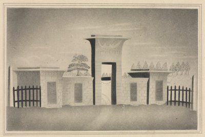 La porte du Mont Auburn, près de Boston - Mary Altha Nims