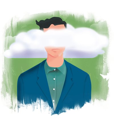 La tête dans les nuages, 2015 (numérique) - Mary Ann Smith