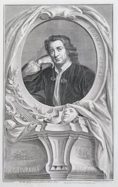 Thomas Otway, gravé par Jacobus Houbraken, Amsterdam, 1741 - Mary Beale