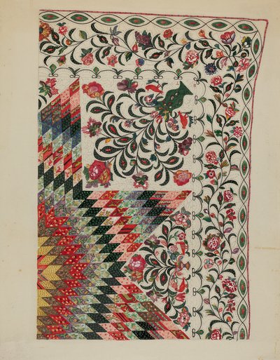 Couverture en patchwork et appliqué - Mary Berner