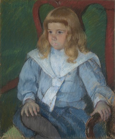 Garçon aux boucles dorées (Portrait de Harris Whittemore, Jr., B.A. 1918) - Mary Cassatt