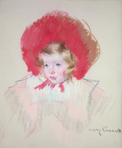 Enfant au chapeau rouge, c.1904 - Mary Cassatt