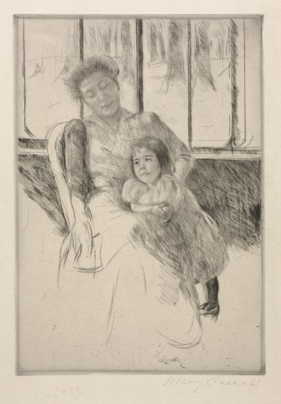 Dans la serre, vers 1901 - Mary Cassatt
