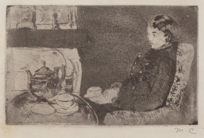 Lydia prenant le thé - Mary Cassatt