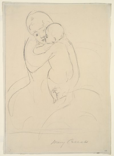 Caresse maternelle, 1921 - Mary Cassatt