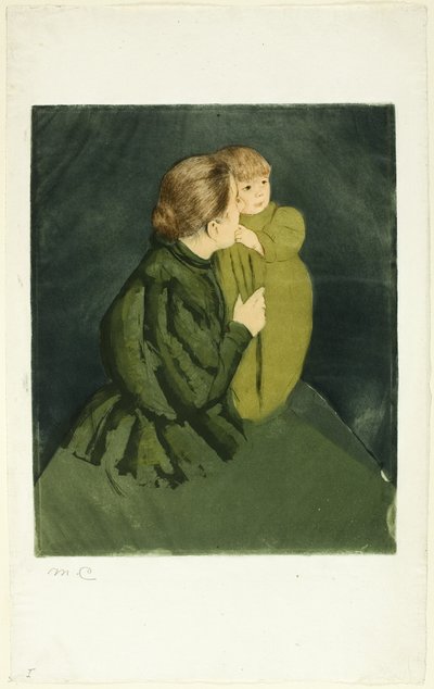 Mère paysanne et enfant - Mary Cassatt