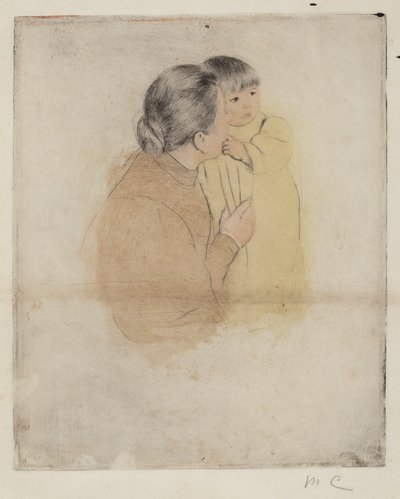 Mère paysanne et enfant - Mary Cassatt