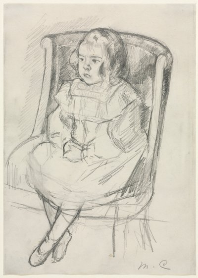 Simone assise, vers 1903 - Mary Cassatt