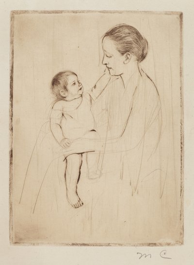 La Caresse - Mary Cassatt