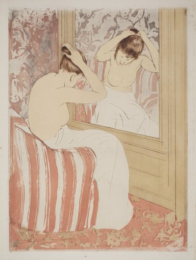 La coiffure - Mary Cassatt