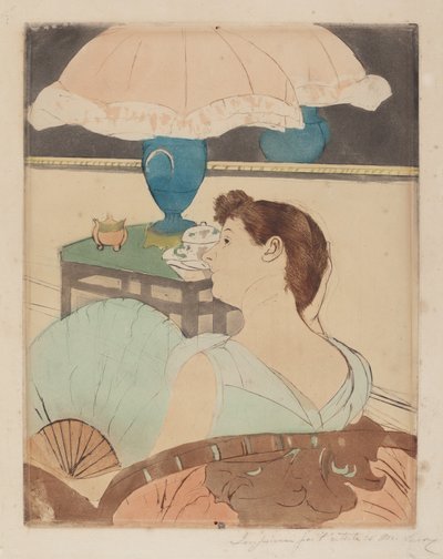 La Lampe, 1890-1891 - Mary Cassatt