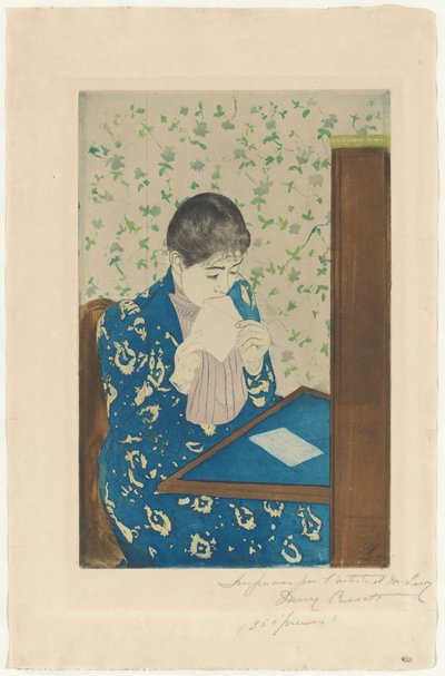 La lettre - Mary Cassatt
