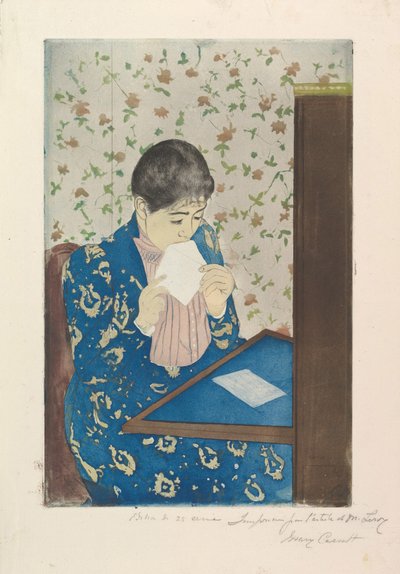 La Lettre - Mary Cassatt