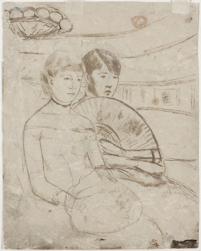 La loge [verso] - Mary Cassatt