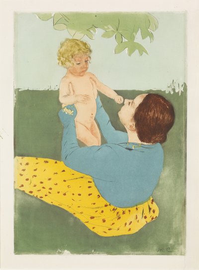 Sous le marronnier, 1896-97 - Mary Cassatt