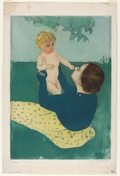 Sous le marronnier, 1896-1897 - Mary Cassatt