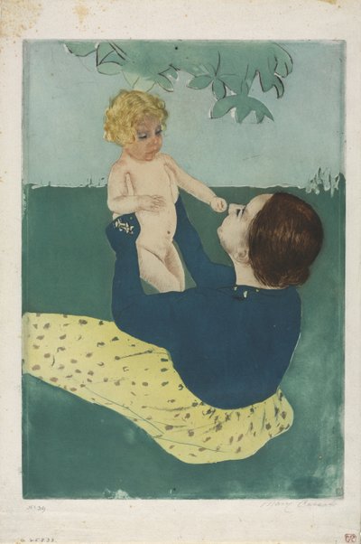 Sous le marronnier, 1896-97 - Mary Cassatt