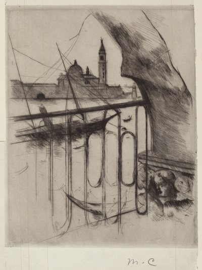 Vue de Venise, 1887 - Mary Cassatt