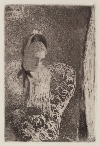 En attendant - Mary Cassatt