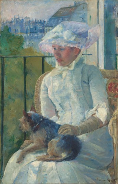 Jeune fille à une fenêtre - Mary Cassatt