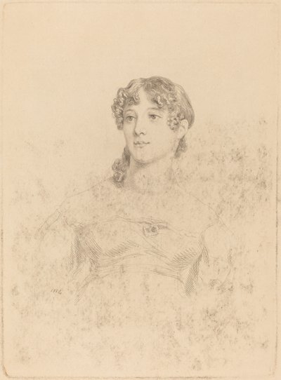 Lady Maria Hooker, Miss Turner à dix-sept ans - Mary Dawson Turner, after Thomas Phillips