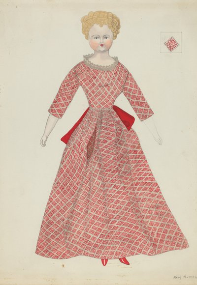 Poupée et Costume, vers 1936 - Mary E Humes