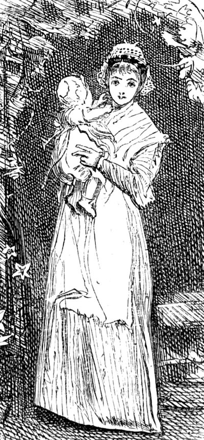 Une mère câlinant son enfant - Mary Ellen Edwards