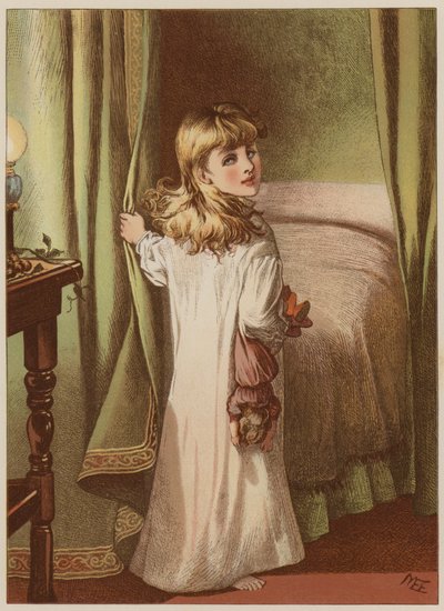 Fille se retirant au lit - Mary Ellen Edwards