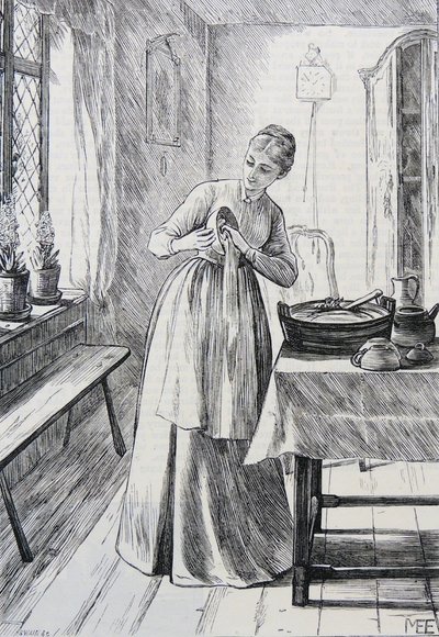 Illustration de ménagère - Mary Ellen Edwards