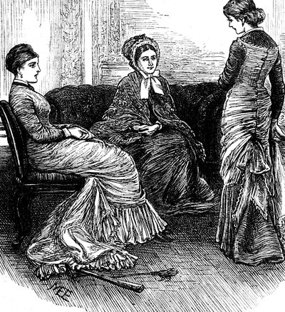 Trois femmes en conversation - Mary Ellen Edwards