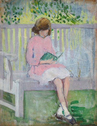 Fille Lisant - Mary Ethel Hunter
