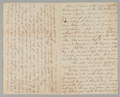 Lettre de Mary Jane Hale Welles à Gideon Welles, 15 août 1863 - Mary Hale