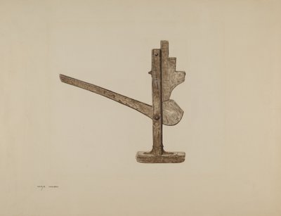 Cric de chariot, vers 1939 - Mary Hansen