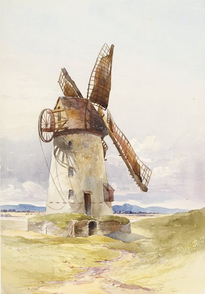 Moulin de Lytham, vers 1845-55 - Mary Harper
