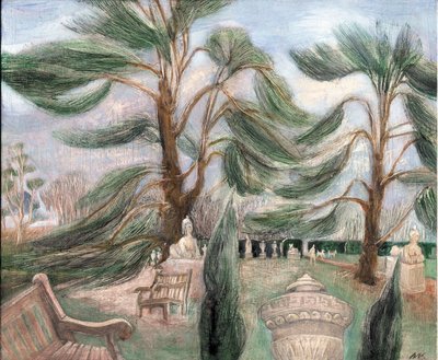 Maison de Chiswick ; cèdres et sphinx, 2002 - Mary Kuper