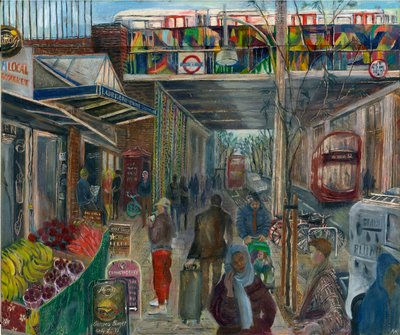Ladbroke Grove juste avant le confinement : 4, la station, 2020 - Mary Kuper